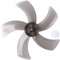 Freebily Ventola in Plastica Pale Ventilatore Ricambio Lama di Plastica 12 Pollici Tre Foglie Accessori per Ventilatore da Tavolo Ventilatore Piantana Nero A 16-inch