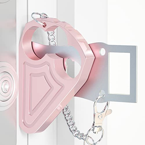 Portable Door Lock, Hotel Door Locks for Travelers Metal, Prevent Unauthorized Entry, Apartment Essentials, Home Security, Traveling Essentials
