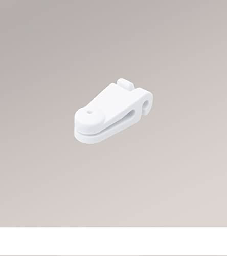 LYSEL Set Laufhaken für Sonnensegel aus Kunststoff - in weiß