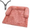 Nyescasa Hundebett für Grosse Hunde u. kleine Hunde,Sofaschutz Plüsch Flauschig Atmungsaktiv Katzenbett,Winter Warm Dauerhaft Hundecouch Waschbar rutschfest Hundekissen (M ca. 90x90x20cm, Rosa)