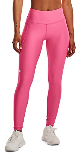 Under Armour Legging HeatGear avec Poches et Taille Haute antidérapante pour Femme, Rose, S