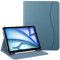 Fintie Custodia per iPad Air 5a generazione (2022) / iPad Air 4a generazione (2020) 10,9 pollici, visualizzazione multi-angolo con portapenne e tasca, auto sleep/wake, blu oceano