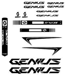 Adesivi compatibili con telaio bici Scott scale Genius