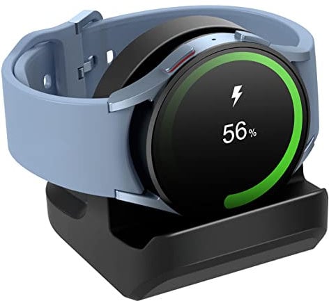 Stand for Samsung Galaxy Watch 7/6/6 Classic/5 (40, 44mm) /5 Pro (45mm),Silicone Non-Slip Charging Dock Holder Bracket with Cable Management Slot (Charging Cable Not Included)