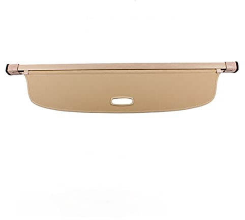 Kofferraumabdeckung Für VW Für Tiguan Für Allspace 2018-2022 Sicherheitsschild Hinterer Gepäckvorhang Trennwand Privatsphäre Halterung Hutablage (Color : Beige)