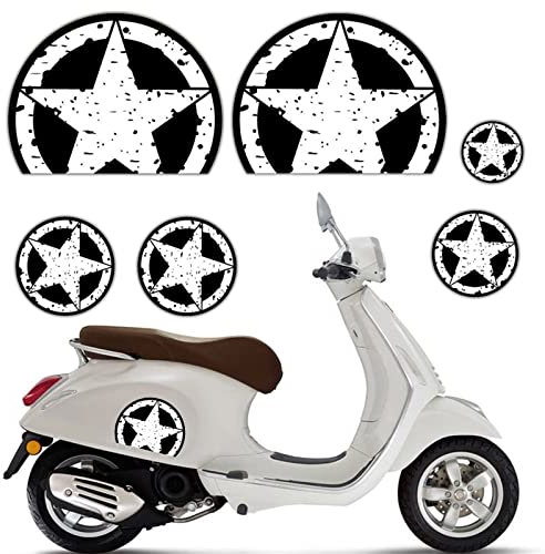 Reflektierender Motorrad-Aufkleber Für Piaggio Für Vespa GTS GTV LX LXV Sprint 50 150 200 250 300ie Wasserdichtes Roller-Aufkleber-Zubehör Schmücken (Color : Reflective1)