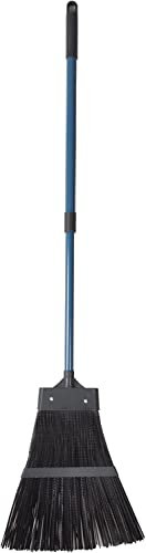 Homéa, Balai Extérieur Fibres Plastique Manche Téléscopique 60-110 cm Anthrancite/Bleupaon