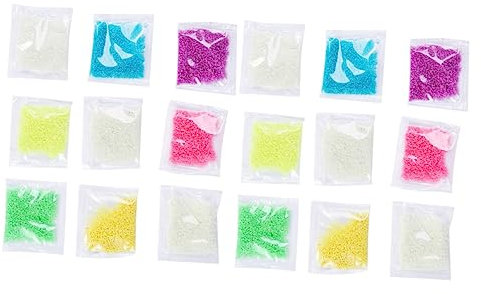 Ipetboom Lot de 2 Graviers Fluorescents pour Aquariums 8 Couleurs 9 Paquets