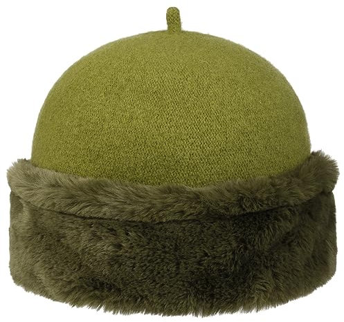 McBURN Jamilia Wollmütze Damenmütze Wintermütze Damen - Made in Italy Herbst-Winter - One Size grün