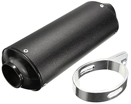 Motorrad Endschalldämpfer 38 Mm Motorrad-Auspuffrohr Für 125 Cc 150 Cc 160 Cc Dirt Pit Bike ATV Für SchallddMpfer