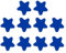 10 Pcs Door Knobs Cartoon Soft Rubber Knobs for Kids Cabinet Handles Cute Anti-Bump Drawer Knobs Star Shape Cupboard Handle Furniture Dresser Knobs for Children Wardrobe Closet (Dark Blue)