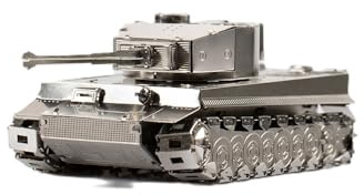 METAL TIME PONDEROUS Panzer, 3D Metall Panzer Modellbausätze für Erwachsene oder Jugendliche, DIY Metall Puzzle Modellbausatz, 3D Metall Modell Brain Teaser Puzzle - Tolle Geschenkidee, 188 PCS