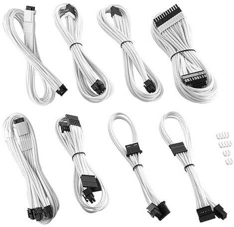 CableMod PRO ModMesh RT 12VHPWR Dual Cable Kit für ASUS/Seasonic/Phanteks - weiß