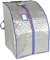 Sauna a infrarossi pieghevole cabina di calore Terapeutica Spa 1000W, Sauna a infrarossi 1 posto portatile,Tenda da sauna pieghevole isolante a quattro strati e generatore di vapore di sauna
