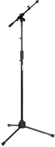 Shure by Gator Stage & Studio Series ; Support de micro sur trépied Shure avec perche télescopique et embrayage standard ; (SH-TRIPODSTANDTBM)
