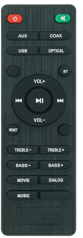 Beyution TSSN07G2 Replaced Remote Control fit for PHEANOO D5 D6 Soundbar and Works for Wohome S9920 Soundbar Speaker