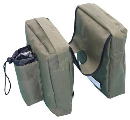 Okiyakusama ATV Tankrucksack Aufbewahrungstasche, Zubehör Satteltasche Motorrad Satteltasche für Schneemobil, Motorrad, Grün