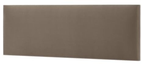 Meblowa1, Wandpaneele Samt Weich Gepolstert, Polsterpaneel Rechteck, Samt Paneele Wandkissen, Modernes Design für Wohnzimmer & Kinderzimmer, Öko-Tex Zertifiziert, Beige, 80x20 cm