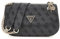 GUESS Eco Erica Convertible Xbody Flap Bag Coal Logo