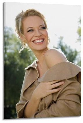 WAWYY Jeri Ryan Poster, ästhetischer Druck, Kunstdruck, Wandgemälde, Leinwand, moderne Schlafzimmerdekoration, 60 x 90 cm