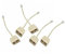 Gadpiparty 1 Satz Festnetz-splitter Lautsprecherkabel Kopfhörer-splitter Konverter Mehrfachsteckdose Stecker Aux Zu Kabel Männlich Zu Weiblich Adapter Telefon Drähte Beige Plastik 5st
