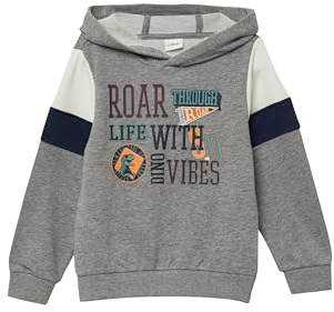 s.Oliver Hoodie mit Print und Kontrast-Details