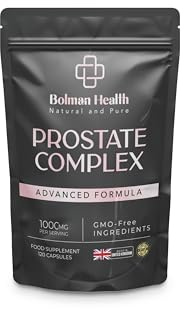 ProstaMan Capsules | Pumpkin Seed, Stinging Nettle, Broccoli Sprout, Zinc & Vitamin B6 | Men's Botanical Food Supplement | Vegan | Non-GMO | Gluten-Free | 120 Capsules