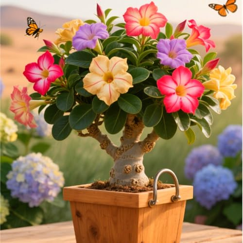 WüStenrosen Rhizome,WüStenrose Rhizome Groß,Adenium Rhizome,Winterhart,WüStenrose Winterhart-1 Rhizome-G