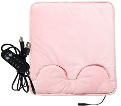 Electric Heating Pad - USB Foot Heater Heated Foot Warmer | Portable Pouch with Auto Shut Off, Cozy Cushion for Leg Cramps Abdomen Relief Full Body Warmth Winter Home Bedroom Office Apartment Dorm