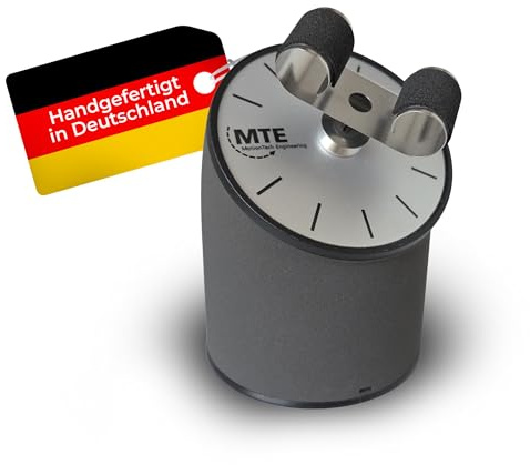 MTE Bewegungstechnik Uhrenbeweger (WTA 220 Metall 2-fach klein) – Elektronisch gesteuerter Uhrendreher für Automatikuhren – Leiser Watch Winder – Batterie- & Netzbetrieb – Made in Germany