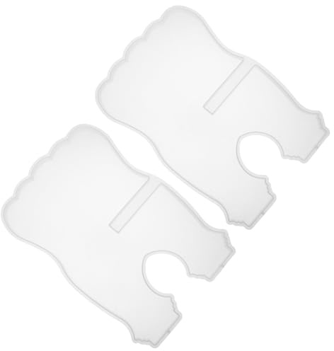 MAGICLULU Moule en Silicone pour Support de Lecture en Résine Époxy 2pcs Facile à Démouler pour Bureau et Salle D'étude Décorative Blanche