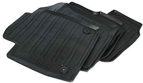 Skoda 1ST061550 Gummi Fußmatten 4X Gummimatten Original Allwettermatten mit Schriftzug (2-Türer)