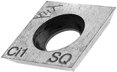 Authentic Easy Wood Tools Ci1-SQ Square Carbide Replacement Cutter (1500) for Full and Pro Size Roughers Woodturning Lathe Tools