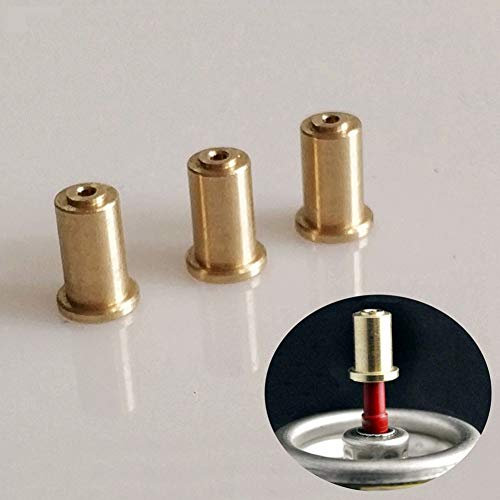 BAAQII 3 Stück Messing Gas Refill Adapter für S.T Dupont Memorial Leichter DIY Repair Kit
