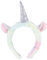 Amosfun Einhorn-Stirnband, Plüsch-Ohr, Haarband, Hörner, Haarreif, Mädchen, Haar-Accessoire, Einhorn, Partyzubehör