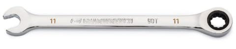 GEARWRENCH Llave combinada de trinquete de 11 mm con arco oscilante de 4 grados de 12 puntos - 86911