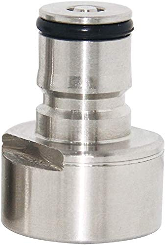 Namvo Stainless Steel Keg Coupler Adapter Sankey to Ball Lock Quick Disconnect Conversion Kit for Home Brewing