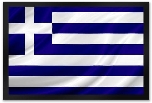 trendaffe - Griechenland Fahne und Flagge Fussmatte Fanartikel