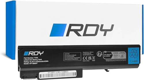RDY Laptop Akku TD06 TD09 HSTNN-UB68 HSTNN-UB69 HSTNN-IB69 Notebook Batterie für HP EliteBook 6930p 8440p 8440w Compaq 6450b 6545b 6530b 6540b 6555b 6730b ProBook 6550b (Kapazität: 4000 mAh 11.1V)