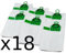 mistericambio - Sacchetti aspirapolvere Folletto VK140/150, 18 sacchetti in microfibra antiacaro, compatibili con Vorwerk Folletto VK140 e VK150, con alloggio per profumo e durata di 60 giorni