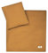 Julius Zöllner Musselin - Kinderbettwäsche 80x80 + 35x40 cm, 2-teiliges Set aus Deckenbezug und Kissenbezug, 100 Prozent Baumwoll-Musselin, mit Reißverschluss, Standard 100 by Oeko-TEX, Zimt