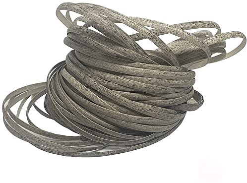 IBOWZ Tejido de ratán sintético Materiales del Kit de reparación de Silla de Escritorio de Mimbre Gris