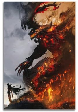 Final Fantasy Spiel-Poster, dekoratives Gemälde, Leinwand-Wandposter und Kunstdruck, modernes Familienschlafzimmer-Dekor-Poster, 20 x 30 cm