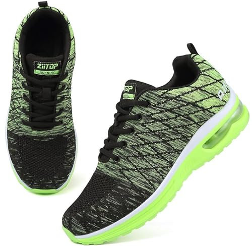 Trainers Mens Running Shoes Air Cushion Sports Shoes Casual Walking Sneakers Fashion Lightweight Breathable Athletic Sneakers Tennis Workout Gym Jogging Trainers