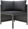 NITCA Modular-Ecksofa Sofa-Eckteil Gartenmöbel Polyrattan-Sofa Rattan,Gartenmöbel Terrasse Balkonmöbel Rattan(Ecksofa)