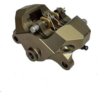 UNPGATUB Motorrad P2*34mm Hinten CNC Bremssattel bremspumpe Mit Pads unter die doppel kolben Loch 84mm kleine krabben Sattel Leistung 100% brandneu (Color : Bronze)