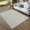 the carpet Parma Teppich Wohnzimmer, Schlafzimmer, Outdoor geeignet, waschbar, moderner Kurzflor mit Hoch-Tief-Effekt, angenehm weich, Grau, 240 x 340 cm