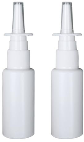 Mini bottiglie a spruzzo in plastica, bottiglie spray nasali 30 ml di plastica vuota Riemibile spruzzatore a naso a nemico Contenitore 2 pcs