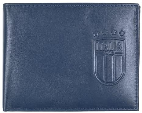 FIGC Unisex 253438 Italia Reisezubehör-Brieftasche, blau