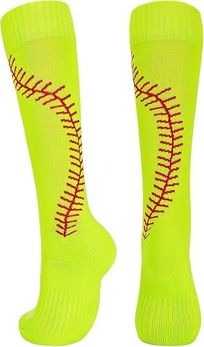 Durio Stutzen Kinder Fußball Stoppersocken Kinder Antirutschsocken Rüschen Socken Fußballsocken Fluoreszierendes Gelb 32-36